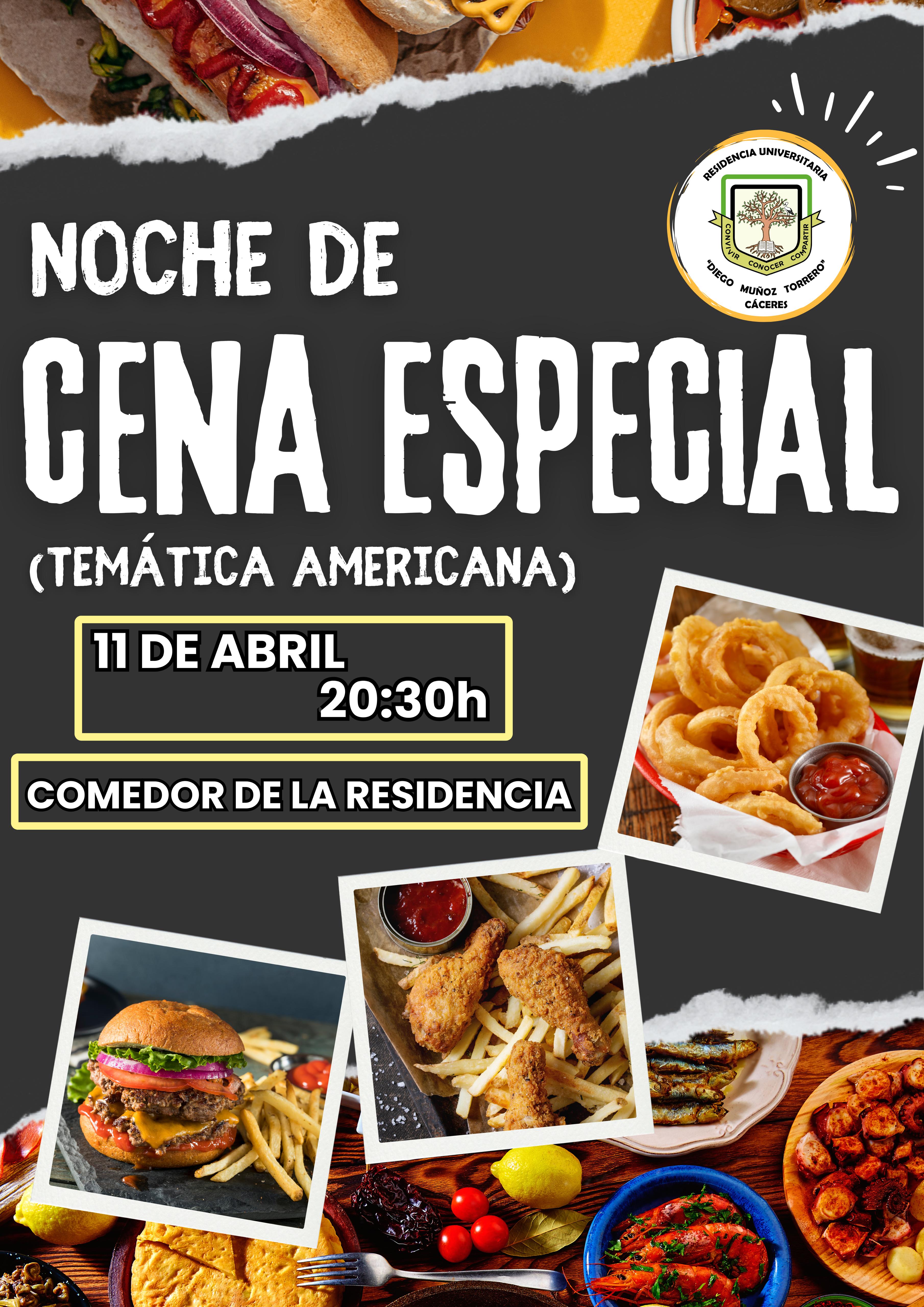 Cena especial culturas del mundo