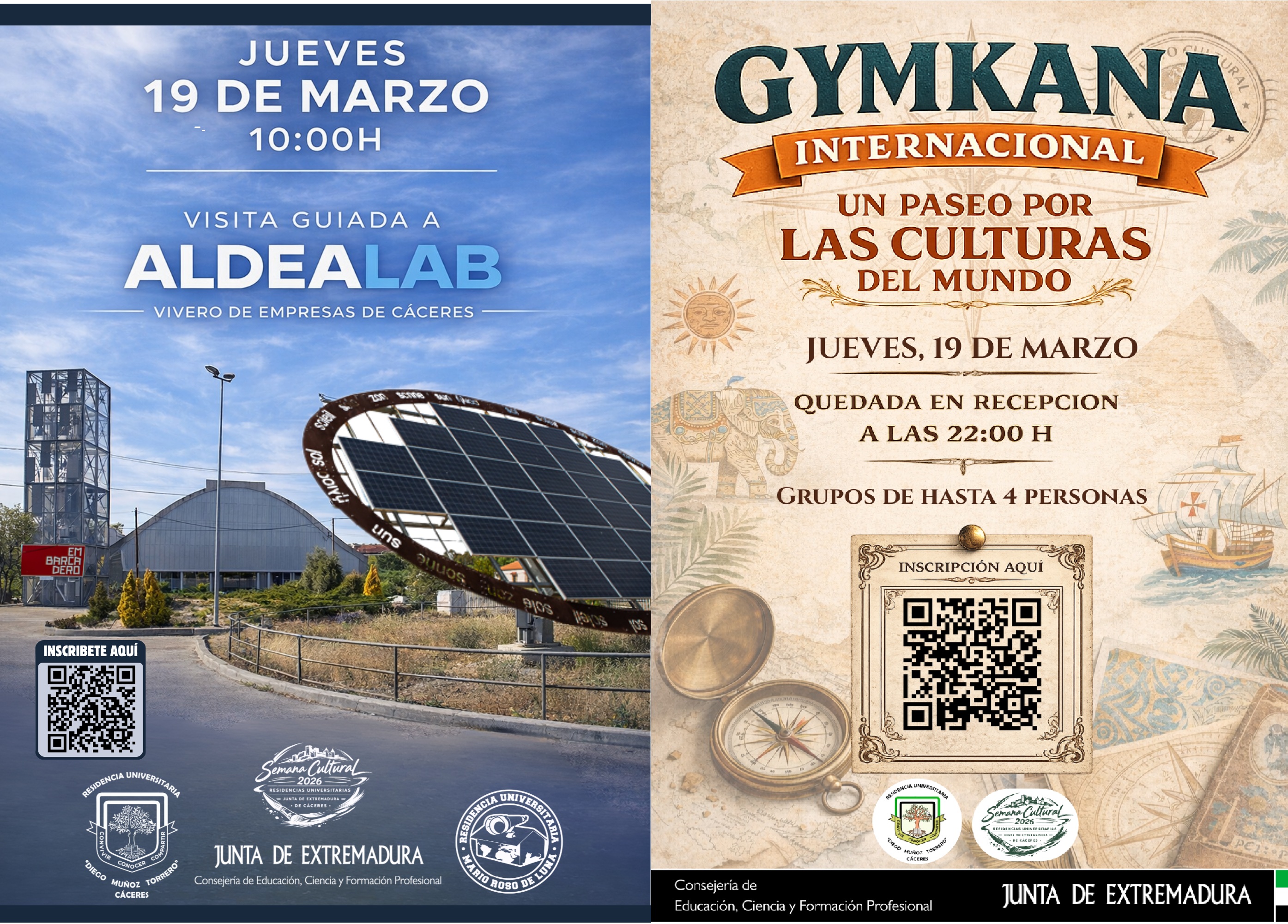 Da 19 de marzo Visita a Adealab y Gymkana