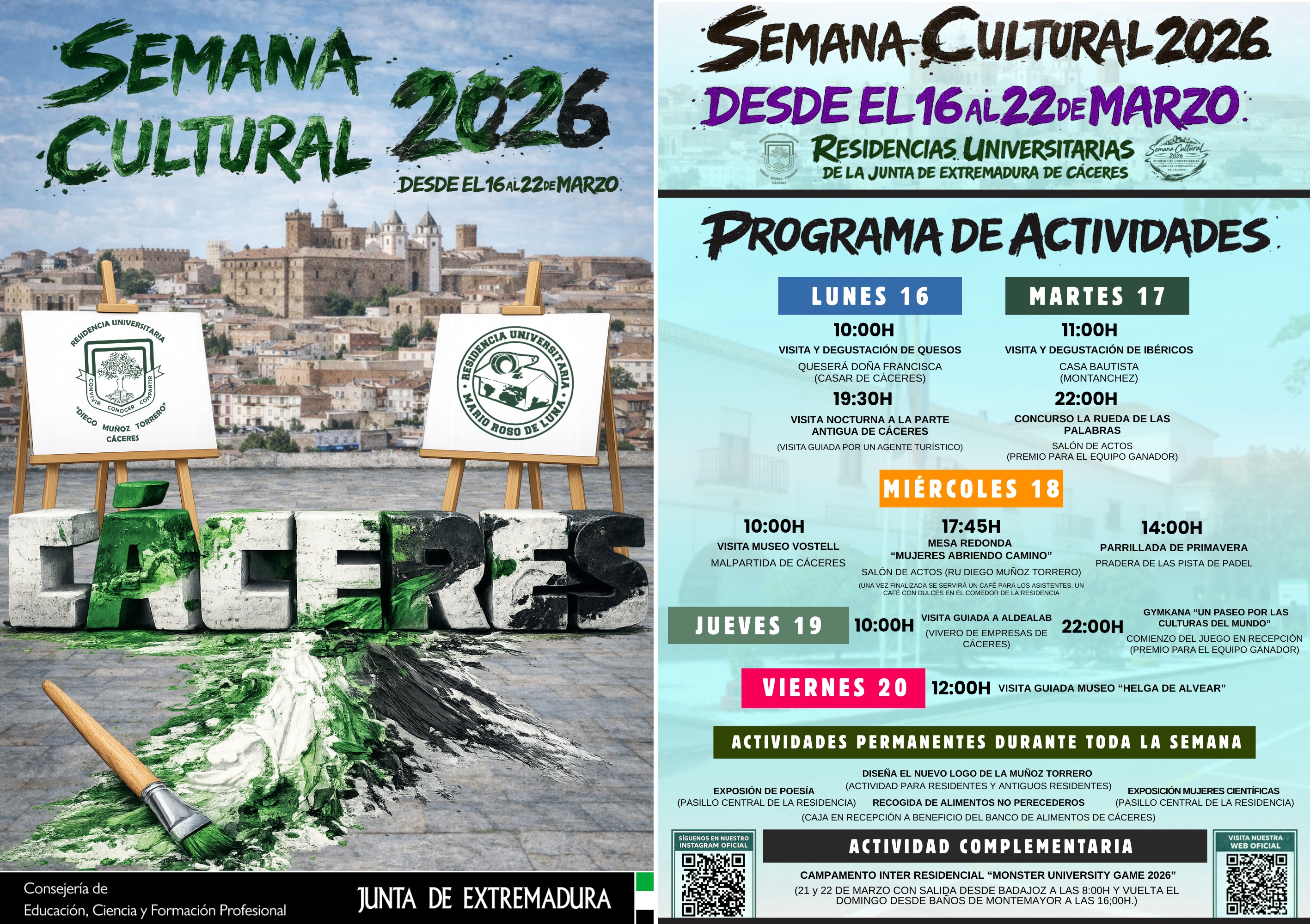 Semana Cultural y Programa 2026